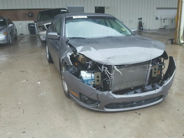 3FAHP0HA1CR194155 - 2012 FORD FUSION SE GRAY photo 1