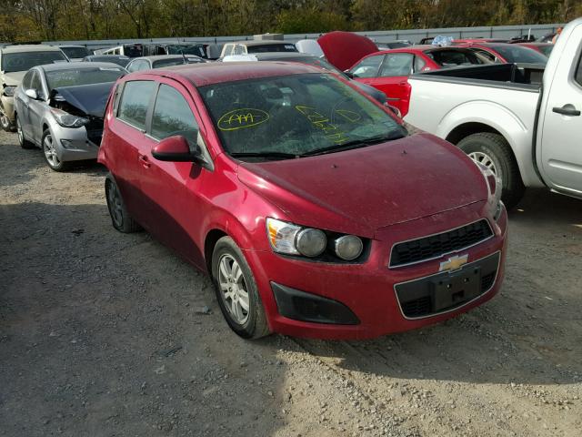 1G1JC6SH4E4142927 - 2014 CHEVROLET SONIC LT RED photo 1