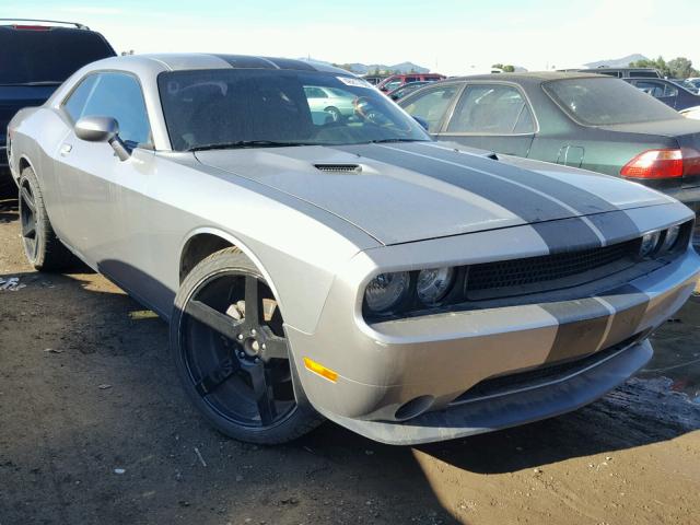 2B3CJ4DGXBH532106 - 2011 DODGE CHALLENGER GRAY photo 1