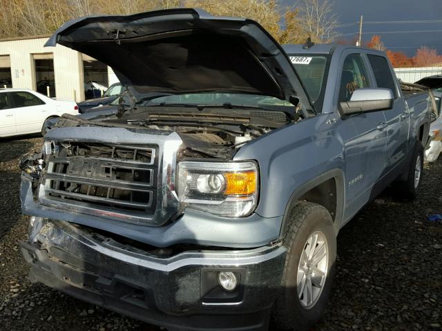 3GTU2UEC0FG420920 - 2015 GMC SIERRA K15 BLUE photo 2