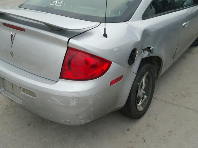 1G2AL18F287219110 - 2008 PONTIAC G5 SILVER photo 9