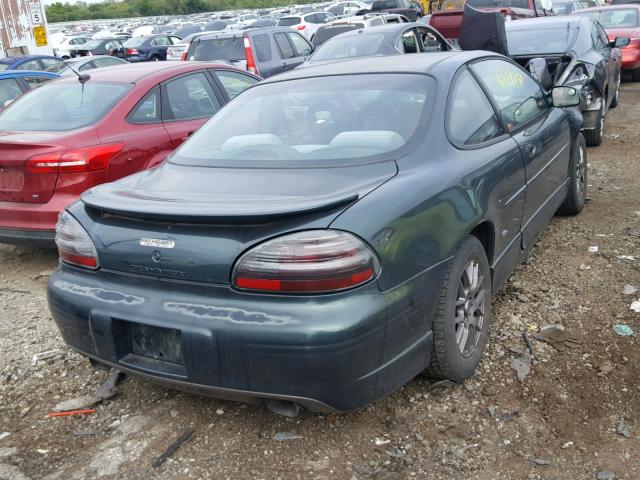 1G2WP12K5YF196430 - 2000 PONTIAC GRAND PRIX GREEN photo 4