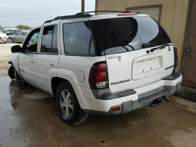 1GNDS13S842105160 - 2004 CHEVROLET TRAILBLAZE WHITE photo 3