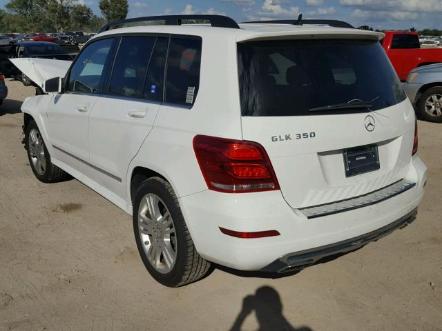 WDCGG5HB4EG294668 - 2014 MERCEDES-BENZ GLK 350 WHITE photo 3