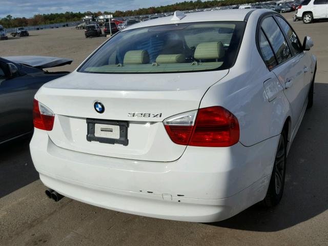 WBAVC73598KX90862 - 2008 BMW 328 XI SUL WHITE photo 4