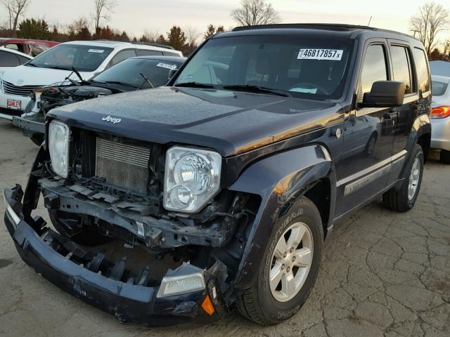 1J4PN2GK8BW542377 - 2011 JEEP LIBERTY SP BLUE photo 2