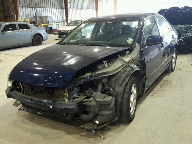 1HGCM56303A080559 - 2003 HONDA ACCORD LX BLUE photo 2