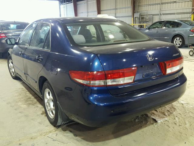 1HGCM56303A080559 - 2003 HONDA ACCORD LX BLUE photo 3