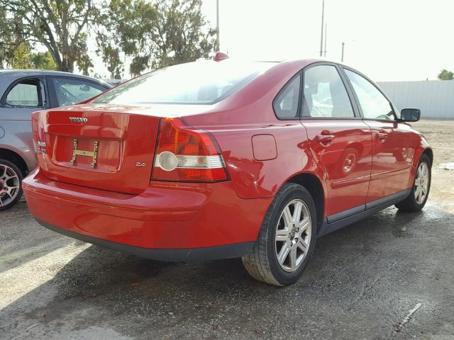 YV1MS382062181269 - 2006 VOLVO S40 RED photo 4