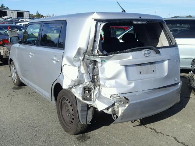 JTLZE4FE5B1141103 - 2011 TOYOTA SCION XB 银色 照片 3