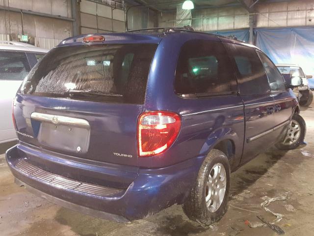 2C4GP54L95R349800 - 2005 CHRYSLER TOWN & COU BLUE photo 4