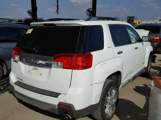 2GKFLTE34E6273337 - 2014 GMC TERRAIN SL WHITE photo 4