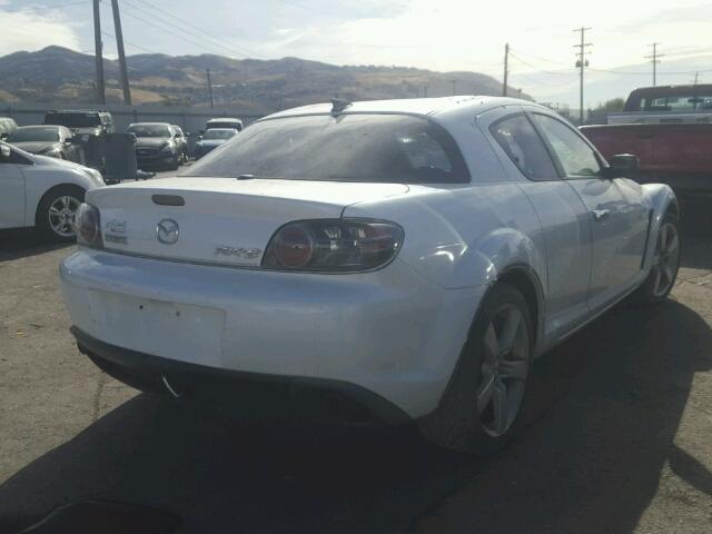 JM1FE17N850157821 - 2005 MAZDA RX8 WHITE photo 4