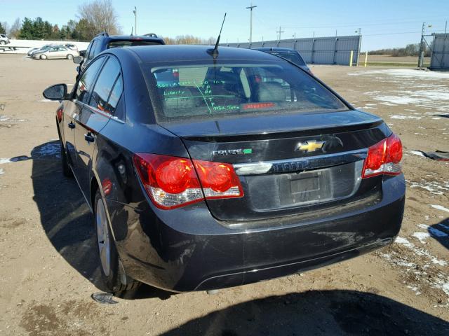 1G1P75SZ3E7112589 - 2014 CHEVROLET CRUZE BLACK photo 3