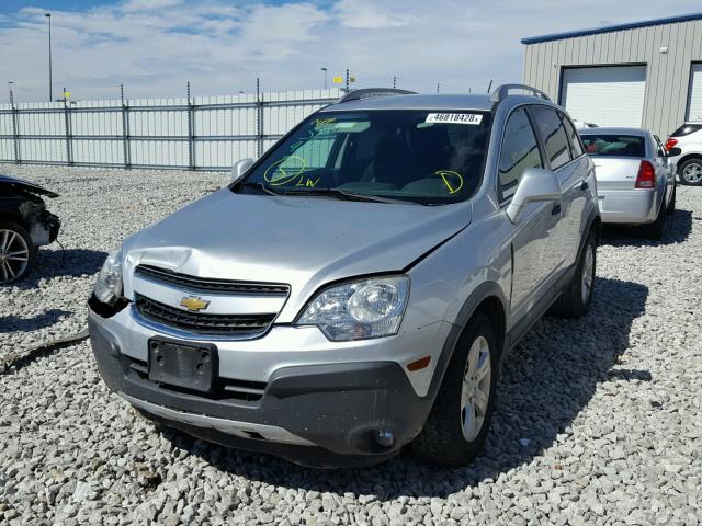 3GNAL2EK0DS601271 - 2013 CHEVROLET CAPTIVA LS SILVER photo 2