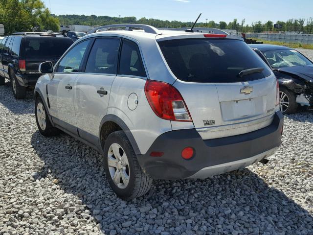 3GNAL2EK0DS601271 - 2013 CHEVROLET CAPTIVA LS SILVER photo 3