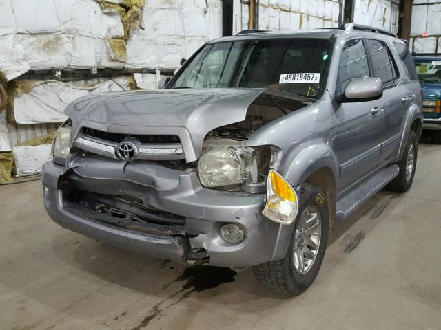 5TDBT48A95S243105 - 2005 TOYOTA SEQUOIA LI SILVER photo 2