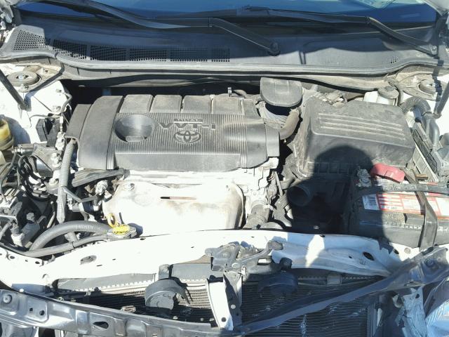 4T1BF3EK0BU649601 - 2011 TOYOTA CAMRY BASE WHITE photo 7