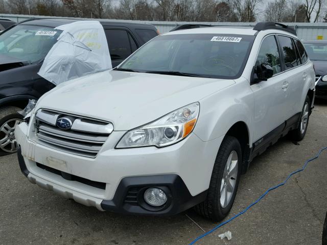 4S4BRCGC4D3283194 - 2013 SUBARU OUTBACK 2. WHITE photo 2