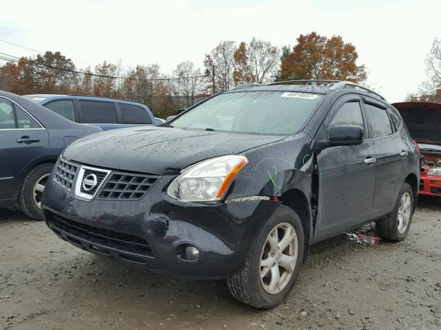 JN8AS5MV4AW609581 - 2010 NISSAN ROGUE S BLACK photo 2