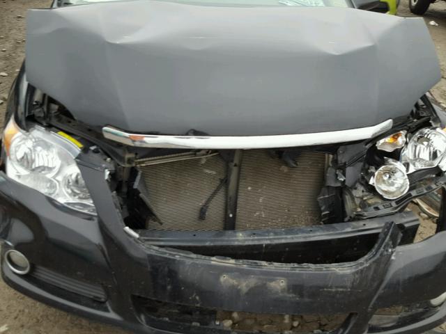 4T1BK36B59U351193 - 2009 TOYOTA AVALON XL BLACK photo 7