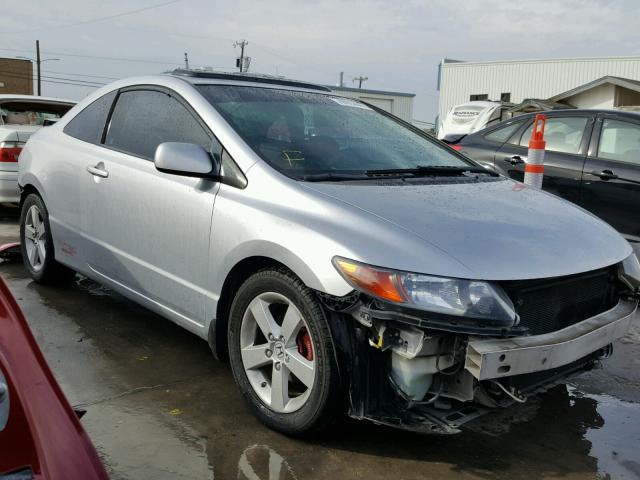 2HGFG12958H577378 - 2008 HONDA CIVIC EXL SILVER photo 1