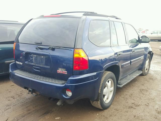 1GKDT13S632247788 - 2003 GMC ENVOY BLUE photo 4