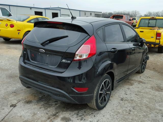 3FADP4EJ7FM161639 - 2015 FORD FIESTA SE BLACK photo 4