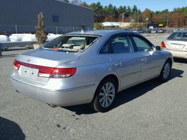 KMHFC46D59A352187 - 2009 HYUNDAI AZERA GLS SILVER photo 4