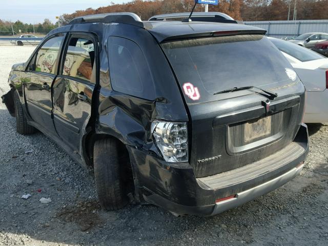 2CKDL33F986339622 - 2008 PONTIAC TORRENT BLACK photo 3