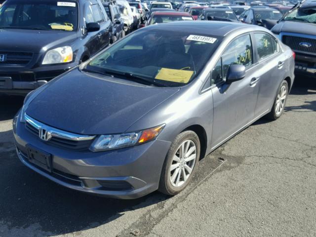 19XFB2F99CE310620 - 2012 HONDA CIVIC EXL Grafitowy zdjęcie 2