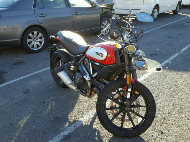 ML015ANMXGT008896 - 2016 DUCATI SCRAMBLER RED photo 1
