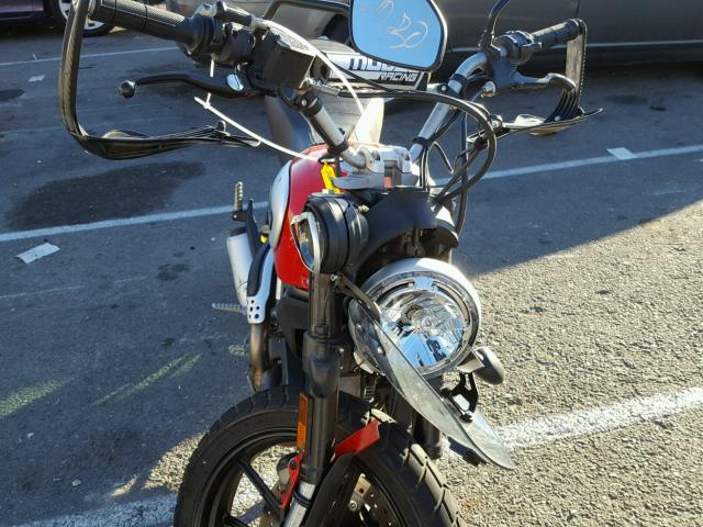 ML015ANMXGT008896 - 2016 DUCATI SCRAMBLER RED photo 9