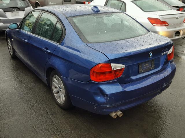 WBAVC53597FZ72217 - 2007 BMW 328 I SULE BLUE photo 3