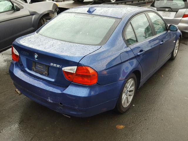 WBAVC53597FZ72217 - 2007 BMW 328 I SULE BLUE photo 4