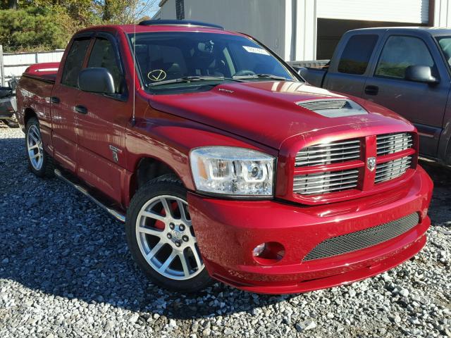 3D7HA18H96G210168 - 2006 DODGE RAM SRT10 MAROON photo 1