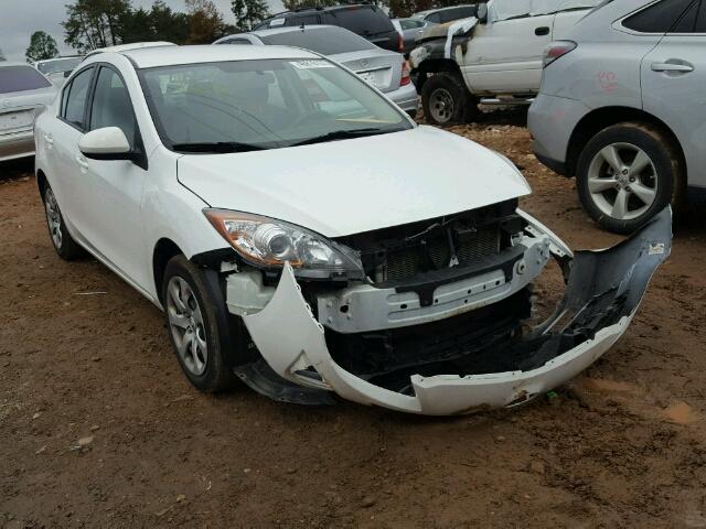 JM1BL1UG7B1477180 - 2011 MAZDA 3 I WHITE photo 1