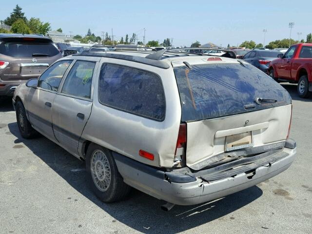 1MEBP88U4GG642604 - 1986 MERCURY SABLE GOLD photo 3