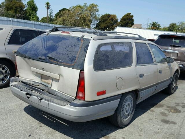 1MEBP88U4GG642604 - 1986 MERCURY SABLE GOLD photo 4