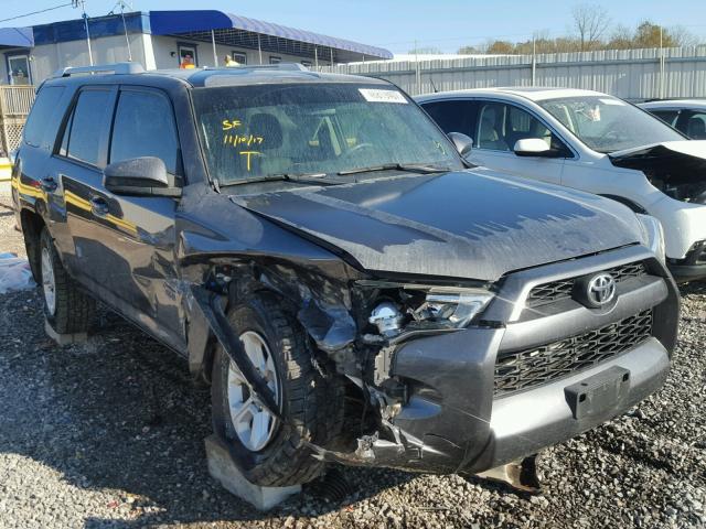 JTEZU5JR9F5085420 - 2015 TOYOTA 4RUNNER SR GRAY photo 1