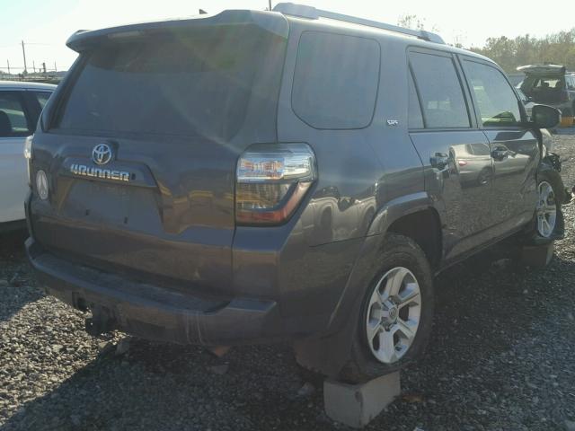 JTEZU5JR9F5085420 - 2015 TOYOTA 4RUNNER SR GRAY photo 4