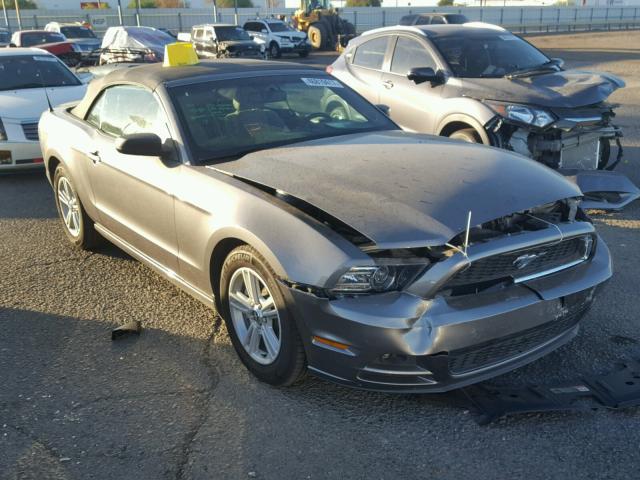 1ZVBP8EM5E5250422 - 2014 FORD MUSTANG GRAY photo 1