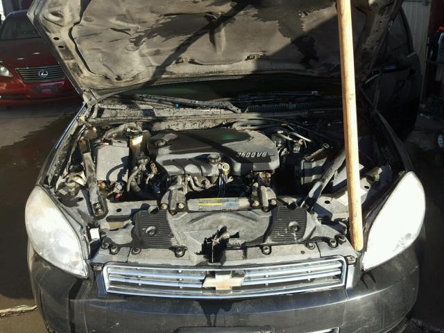 2G1WT58K489116820 - 2008 CHEVROLET IMPALA LT BLACK photo 7