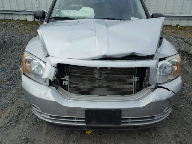 1B3CB1HA0AD595213 - 2010 DODGE CALIBER EX SILVER photo 7