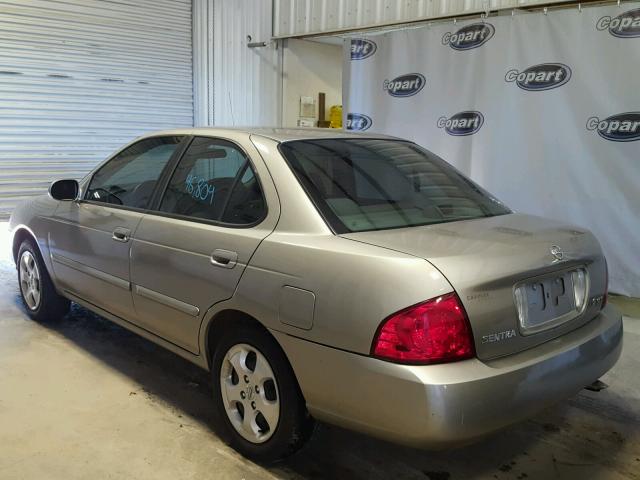 3N1CB51D65L567154 - 2005 NISSAN SENTRA 1.8 BEIGE photo 3