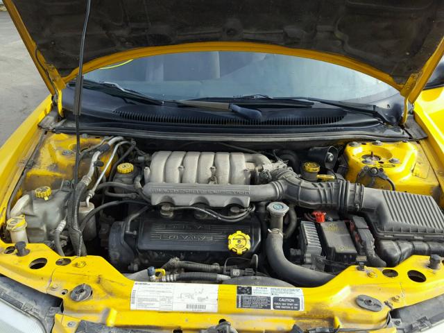 3C3EL45H9XT593801 - 1999 CHRYSLER SEBRING JX YELLOW photo 7