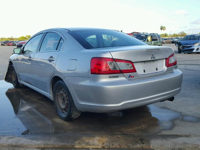 4A32B3FF6BE015721 - 2011 MITSUBISHI GALANT ES SILVER photo 3