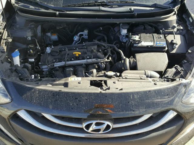 KMHD35LE6DU041823 - 2013 HYUNDAI ELANTRA GT BLACK photo 7