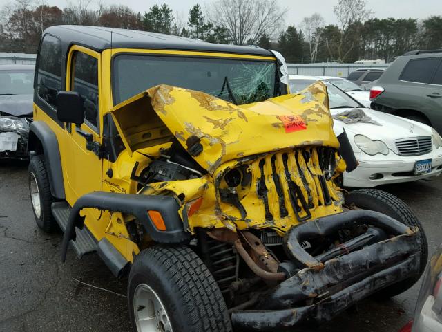 1J4FA49S3YP736253 - 2000 JEEP WRANGLER / YELLOW photo 1