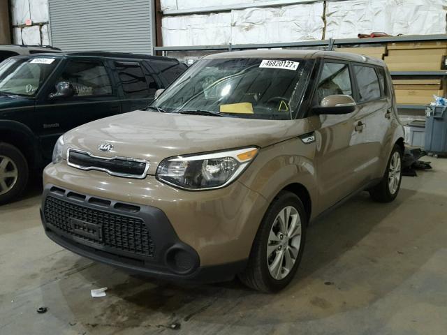 KNDJP3A59E7059400 - 2014 KIA SOUL + BROWN photo 2